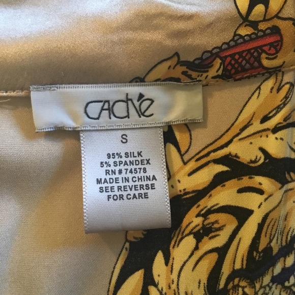 Nautical print silk top - Picture 2 of 3